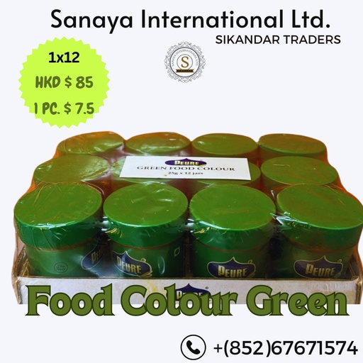 Green Food Colour